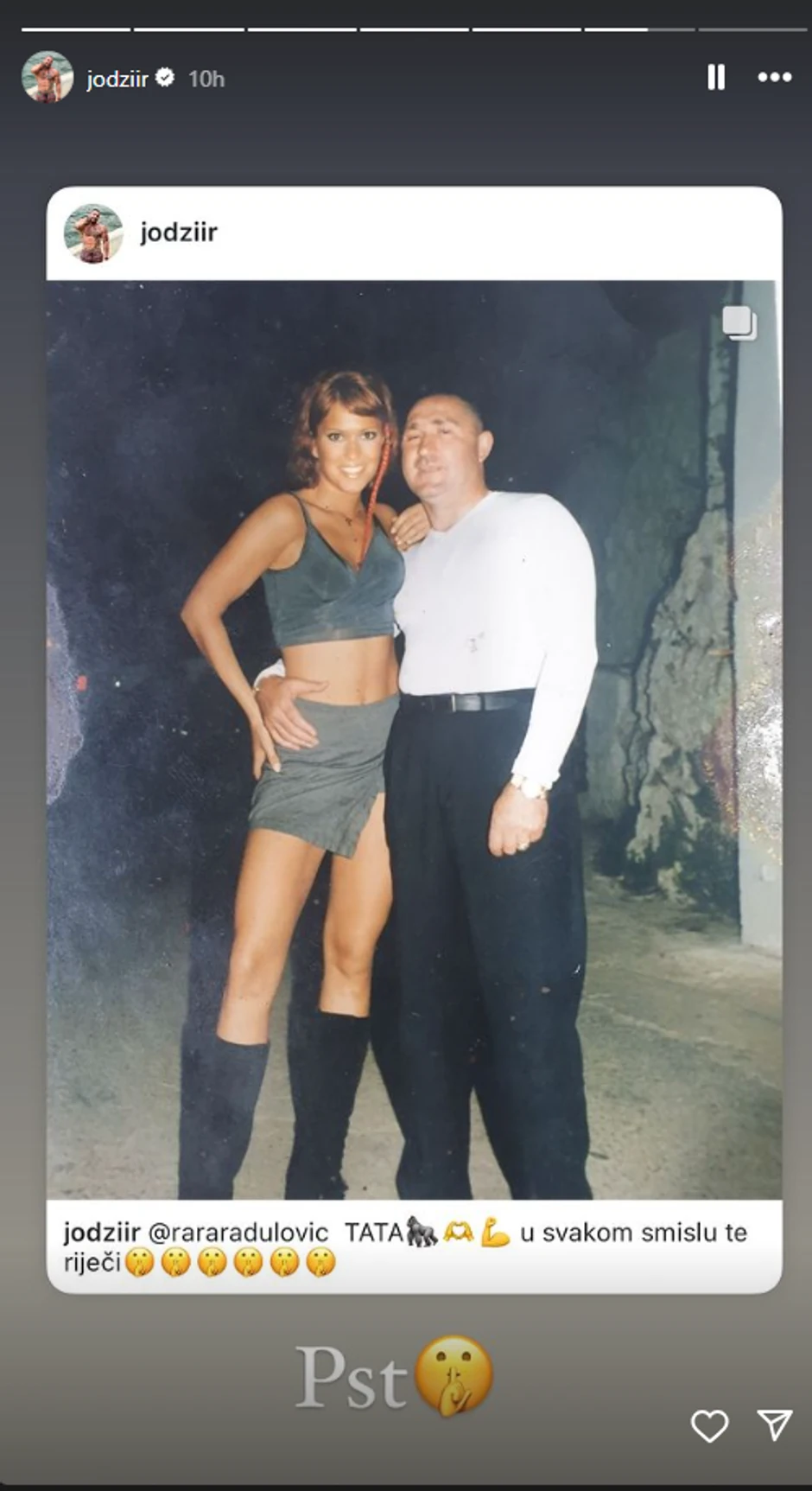 Jodžir podelio fotografiju Ksenije i oca