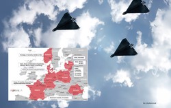 Podejrzane drony nad Europą. Zobacz, gdzie się pojawiły [MAPA]