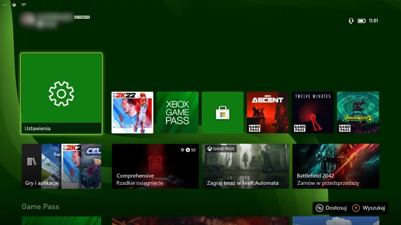 Z poziomu Windows 11 możemy bez problemu uruchomić gry z posiadanej konsoli Xbox