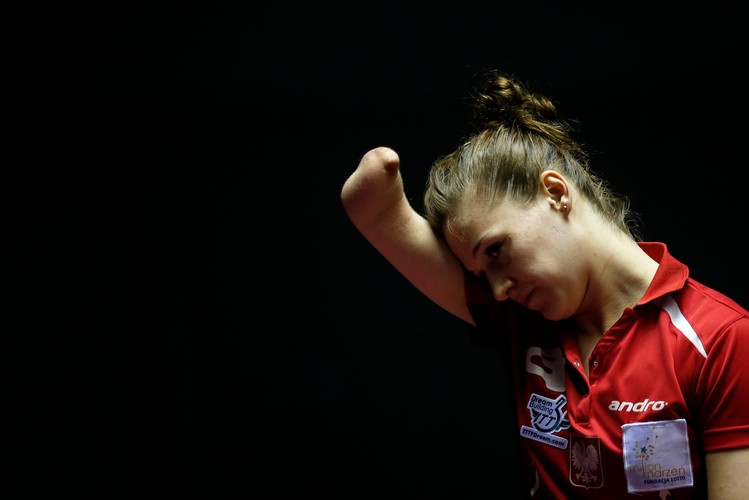 Natalia Partyka i jej koleżanki grają na mistrzostwach świata