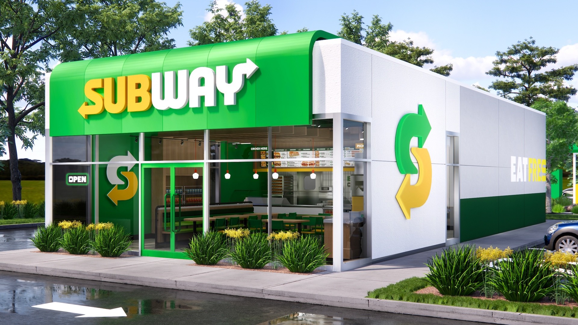 Subway pobočka.