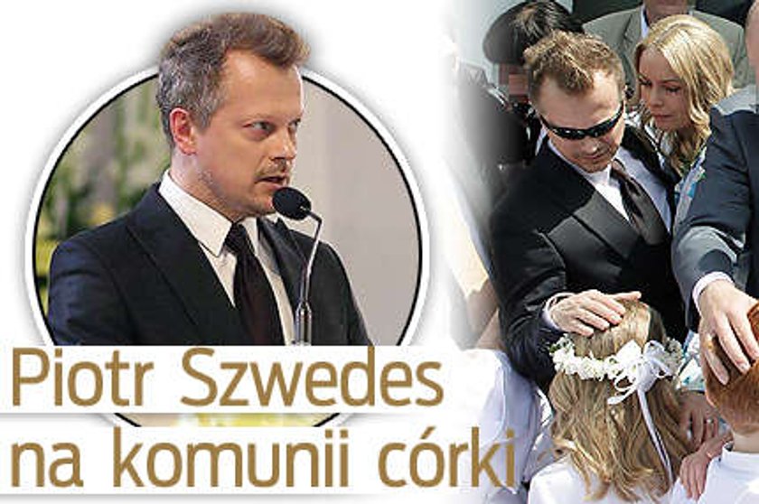 Szwedes na komunii córki