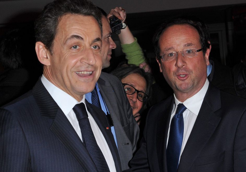 Francois Hollande i Nicolas Sarkozy