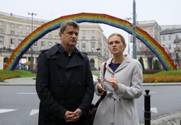 Janusz Palikot i Barbara Nowacka zaprezentowali projekt ustawy o związkach partnerskich