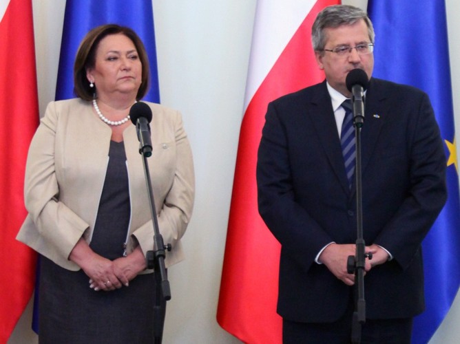 Anna i Bronisław Komorowscy