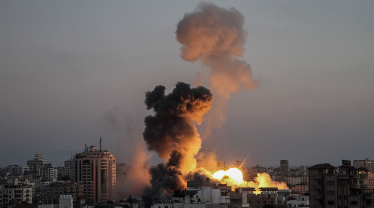  Megsemmisítették a Hamász öt, hadi célokra használt épületét/Fotó: Northfoto
