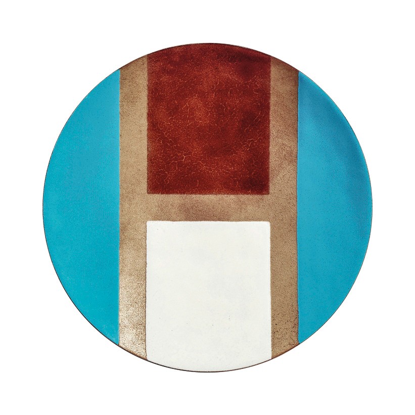 HERMÈS Emaillierter Kupferteller, Durchmesser 28 cm, für 2700 Franken.