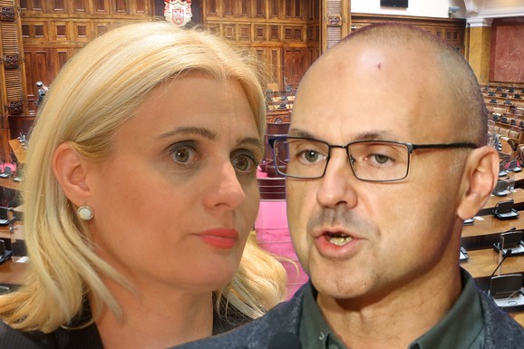 "SMETA JER JE BRANILA MIKU ALEKSIĆA SILOVATELJA" Dinić (ZLF) poklopio studente zbog Jelene Pavlović i njenog govora na protestu: Našao njene ŠOKANTNE IZJAVE o samozvanom učitelju glume