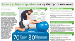 Samorząd fizjoterapeutów ma wykluczyć czarne owce