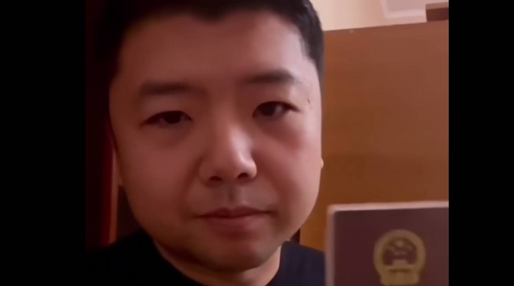 Wang Jixian kínai vlogger szembement a kínai kormánnyal Ukrajna ügyében / Fotó: Youtube