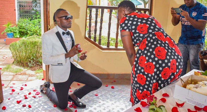 Tears of Joy- Guardian Angel Proposes to his lover Esther Musila (Video)