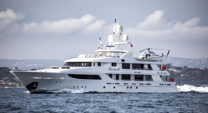 The Boardwalk yacht recently switched hands, with billionaire Tilman Fertitta selling it to Jefferies CEO Rich Handler.Charl van Rooy/SuperYacht Times
