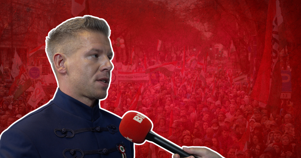 „Fideszesekre és ellenzékiekre is számítunk” – Magyar Péter interjút adott beszéde után a Blikknek – videó