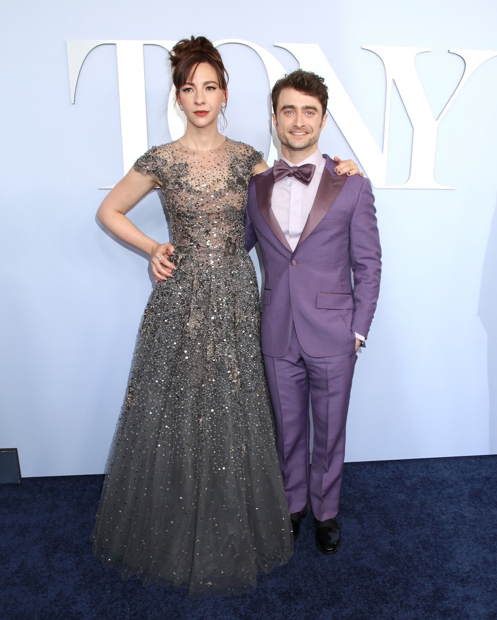 Erin Darke és Daniel Radcliffe a Tony Awards díjátadón