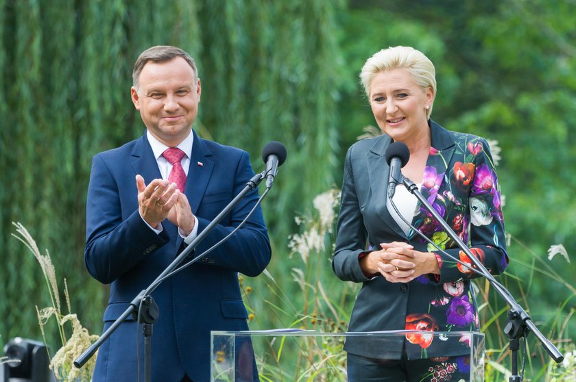 Andrzej Duda i Agata Kornhauser-Duda