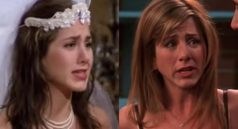 Jennifer Aniston as Rachel Green on Friends.NBC