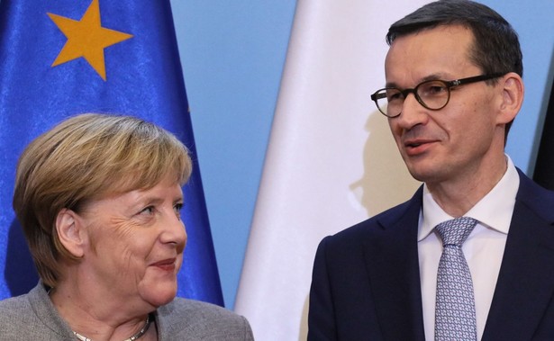 Spotkanie Merkel z Morawieckim w Warszawie. "Wzywamy Rosję do przestrzegania prawa"