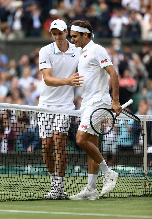 Hubert Hurkacz i Roger Federer