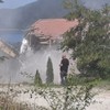 Rušenje hotela "Jezero" na Gazivodama