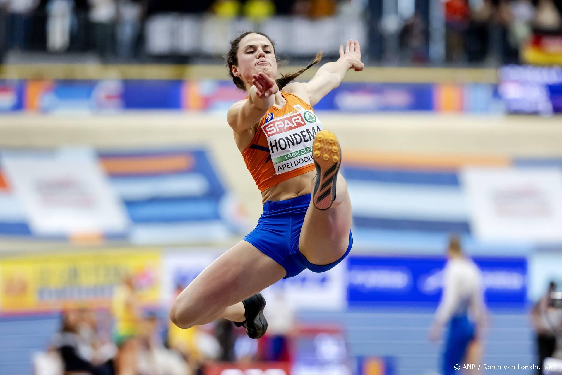 Pauline Hondema verbetert Nederlands record verspringen