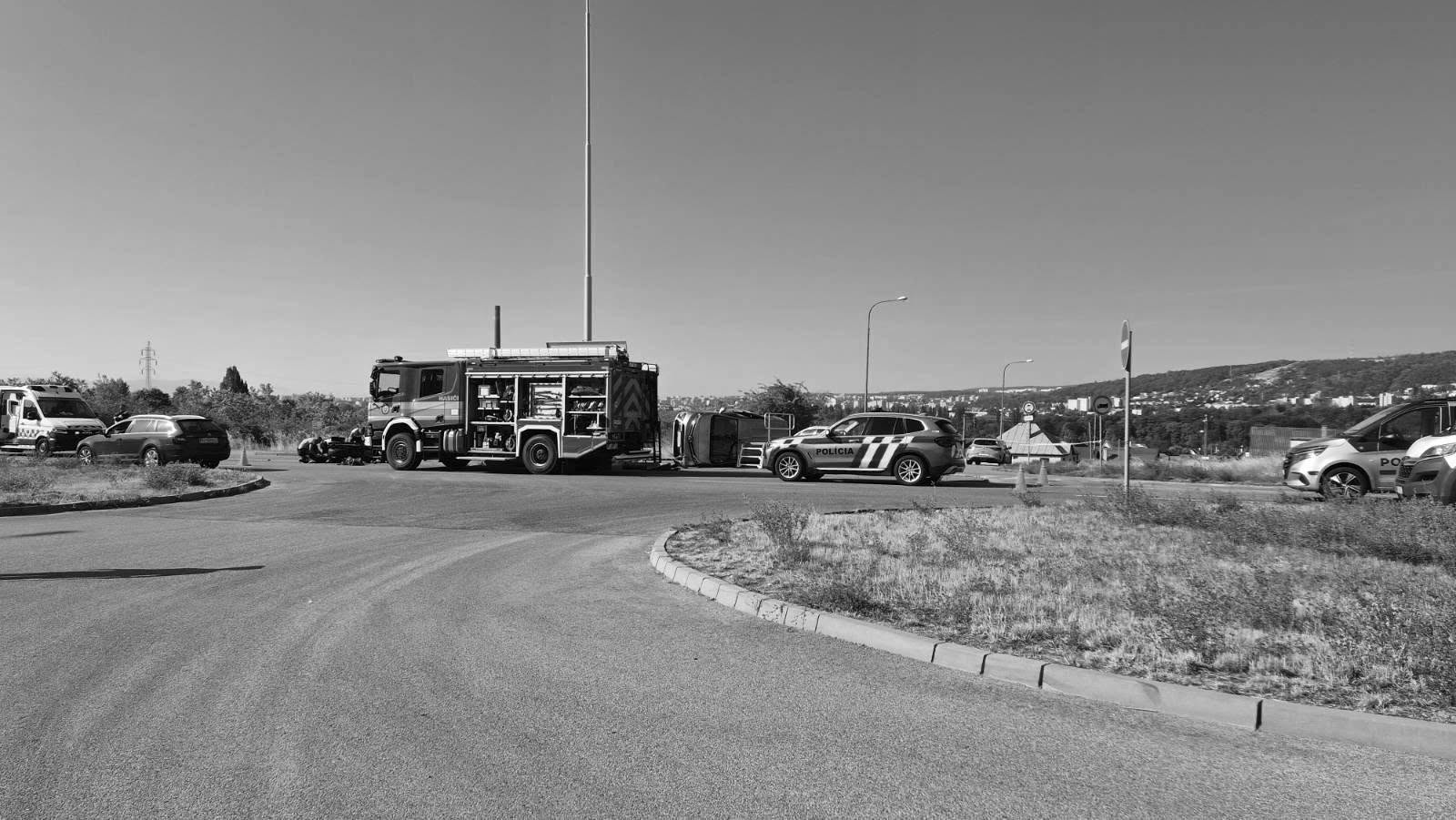 Pri nehode v Košiciach na Americkej triede zahynul motocyklista