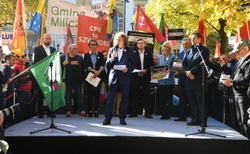 Samorządowcy protestowali w Warszawie przeciwko horrendalnym wzrostom cen energii