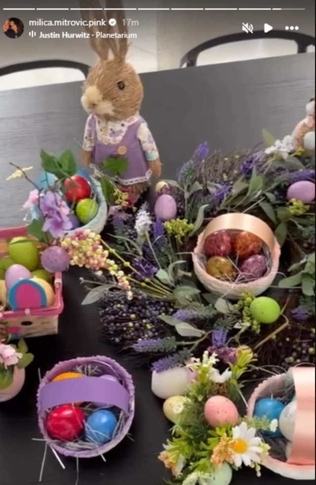 Milica Mitrović pokazala atmosferu pred Uskrs