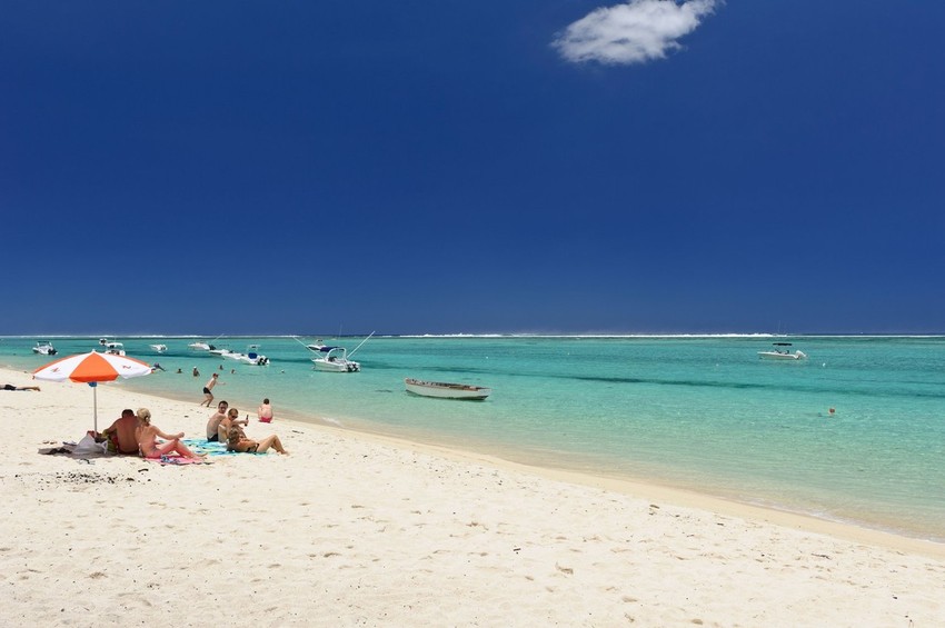 Plaža na Mauriciusu