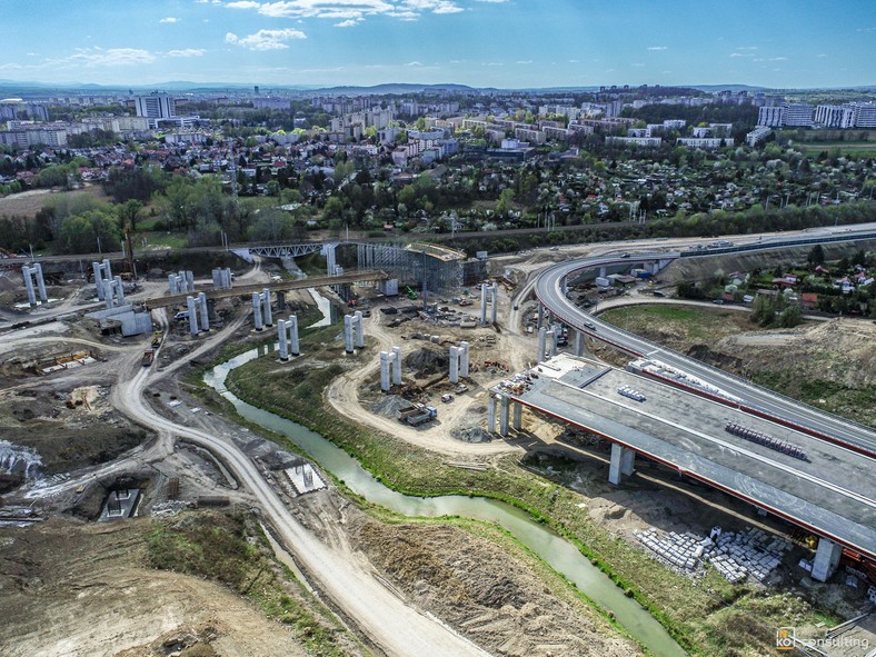 Budowa S7 na odcinku odcinku Widoma - Kraków
