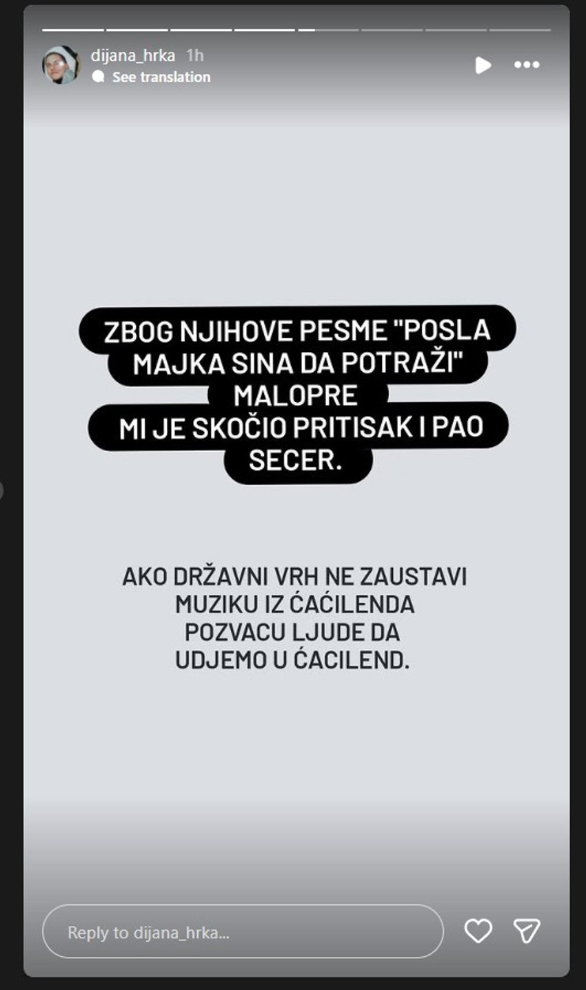 Dijana Hrka, instagram