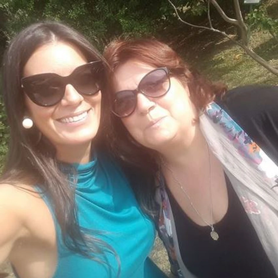 Nataša Ristić sa Marijom Kilibardom