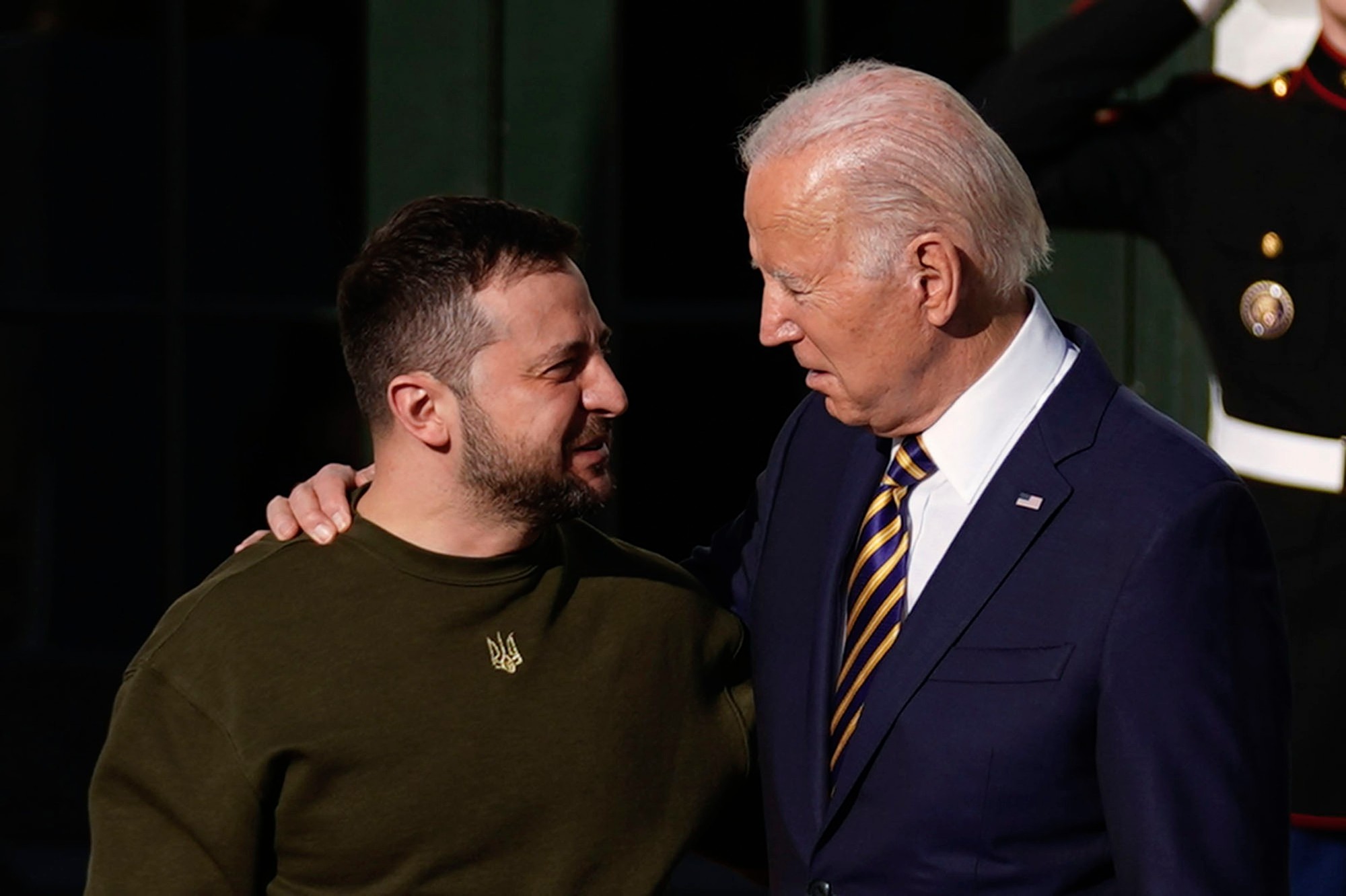 Biden prijal Zelenského v Bielom dome