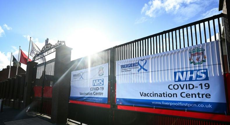 Professional footballers in England are coming under scrutiny for low take-up of the coronavirus vaccine Creator: Paul ELLIS