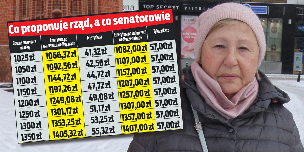 Rząd kontra senatorowie opozycji. Która propozycja lepsza dla seniorów? 