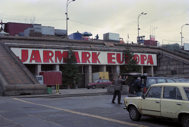 Jarmark Europa na Stadionie Dziesięciolecia w latach 90.