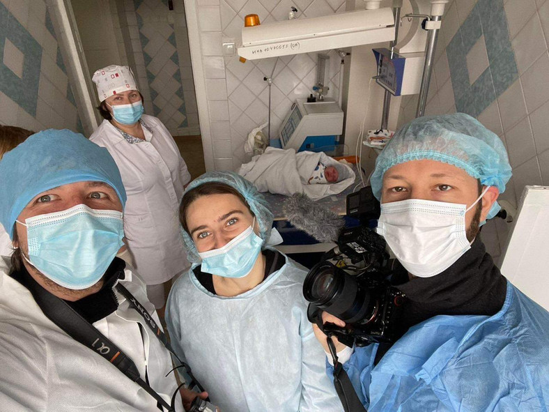 Wasylysa Stepanenko z lekarzami