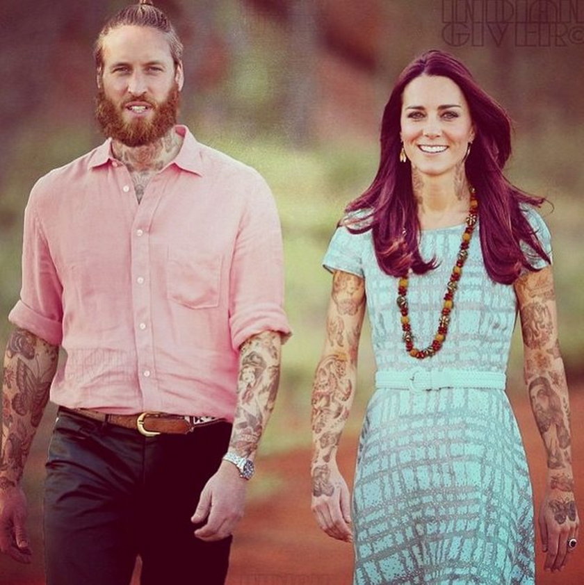 William i Kate w hipsterskiej wersji