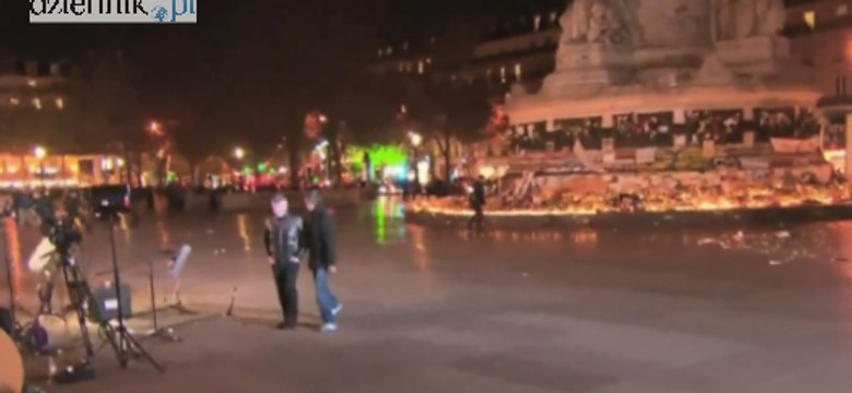 Panika na Placu Republiki. To strzały? Tłum błyskawicznie zniknął. WIDEO