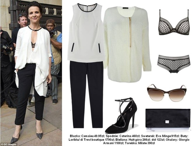 Ubierz się jak  Juliette Binoche