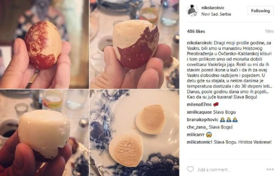 Nikola Rokvić pojeo prošlogodišnje uskršnje jaje