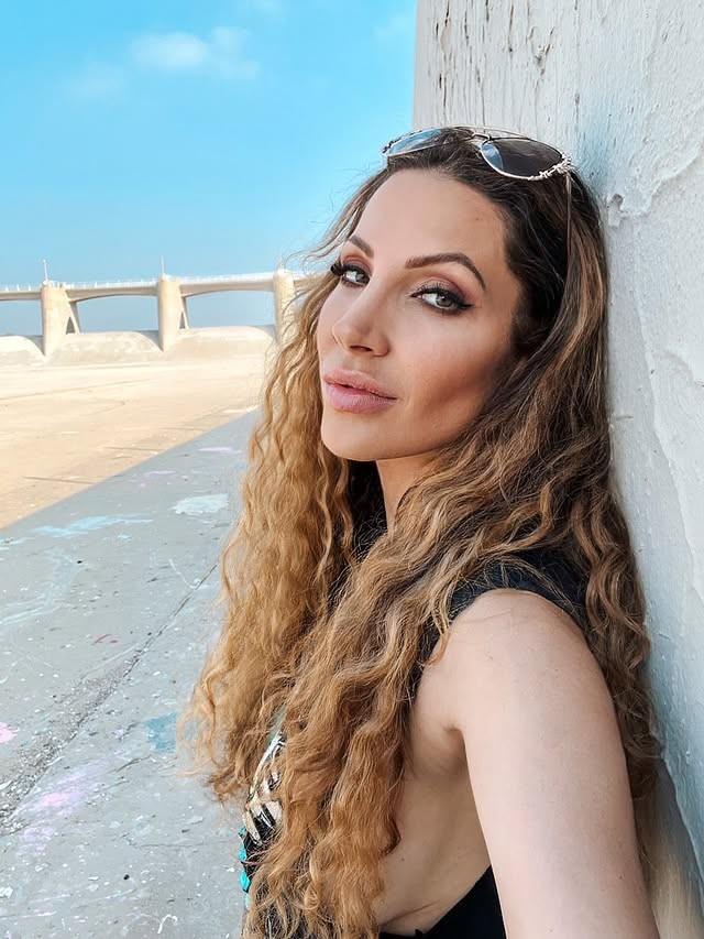 Česká speváčka Olga Lounová.