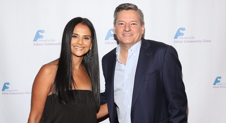 Bela Bajaria and Ted Sarandos.
