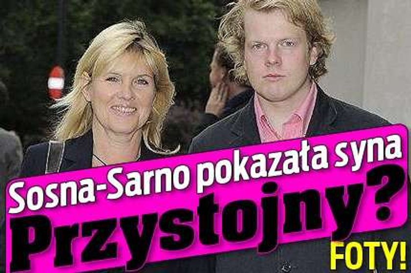 Sosna-Sarno pokazała syna. Przystojny?