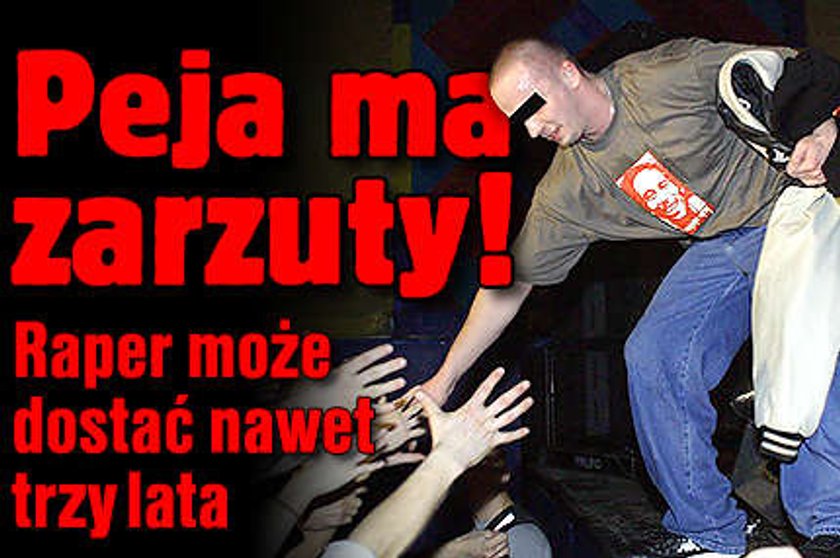 Peja usłyszał zarzuty!