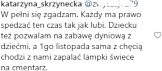 Katarzyna Skrzynecka na Instagramie