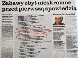 Katechetka wypytuje ośmiolatki o... seks