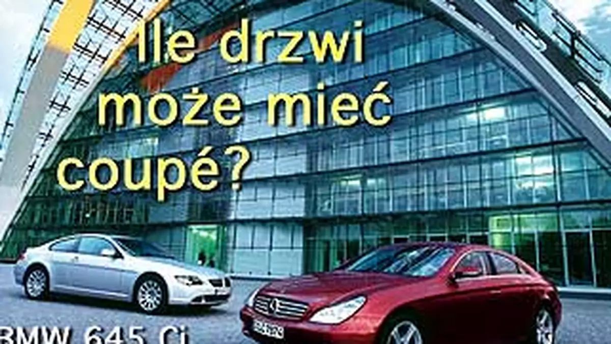 Ile drzwi może mieć coupé?