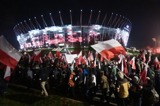 Marsz narodowców przeszedł przez Warszawę