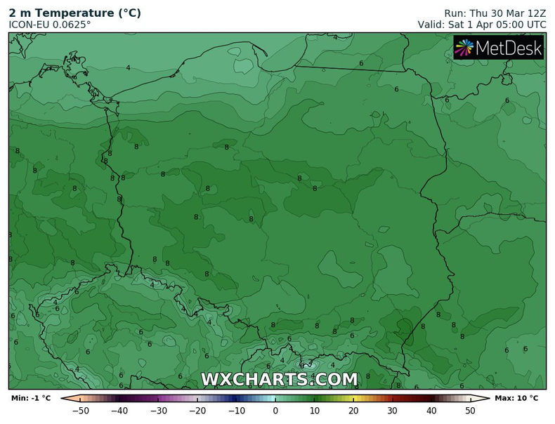 Na północy zacznie się powoli ochładzać