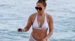 Jennifer Lopez na plaży w Rio / fot. Agencja Forum